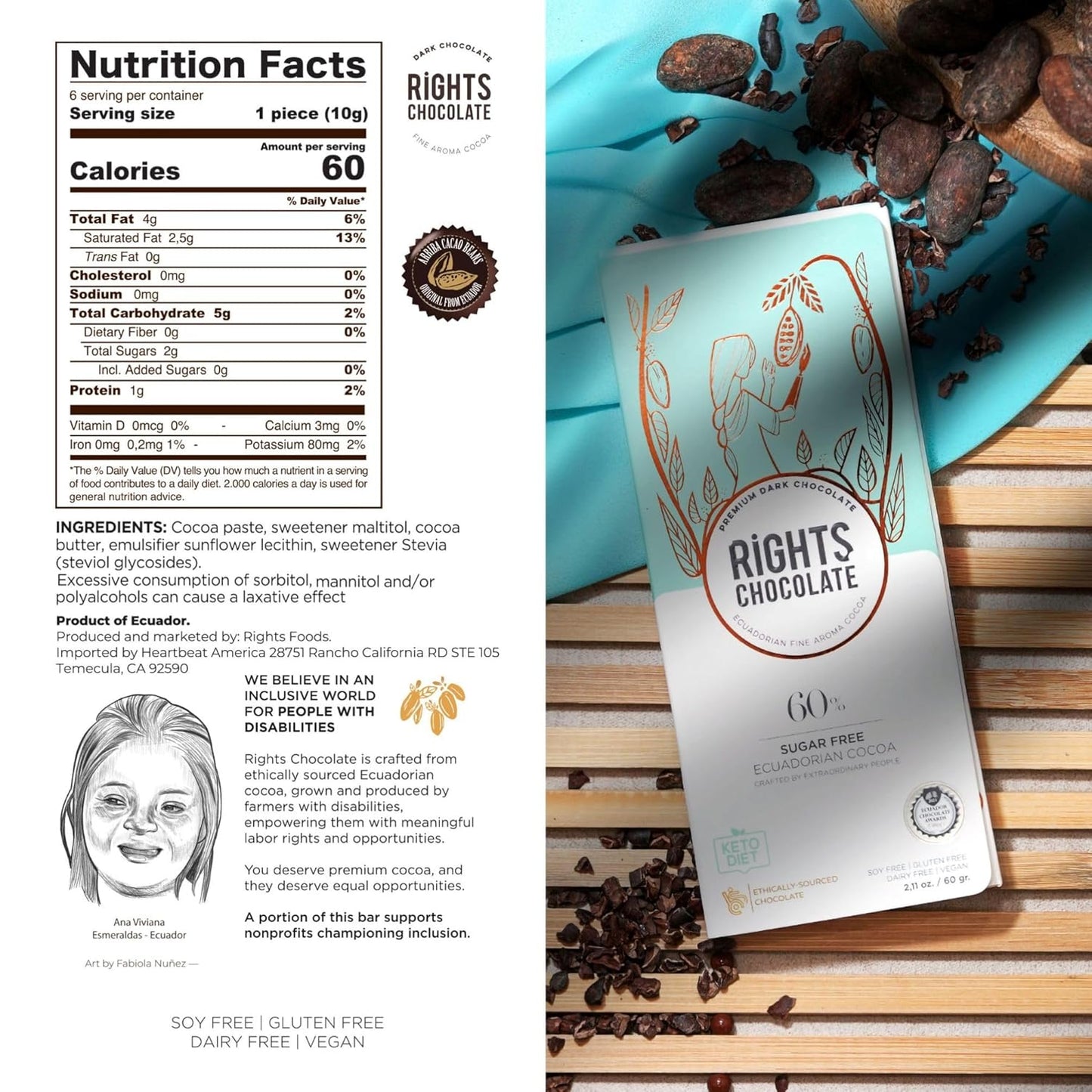 Mother's Day - Ecuadorian Dark Chocolate Gift Bag
