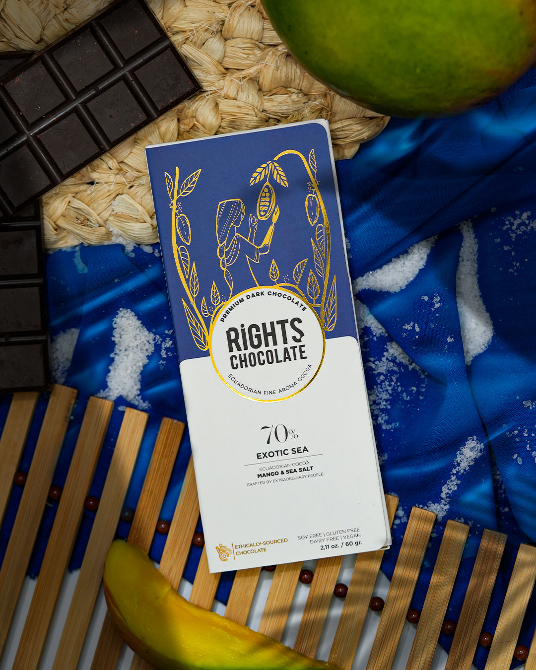 70% EXOTIC SEA – with mango & sea salt / 60g