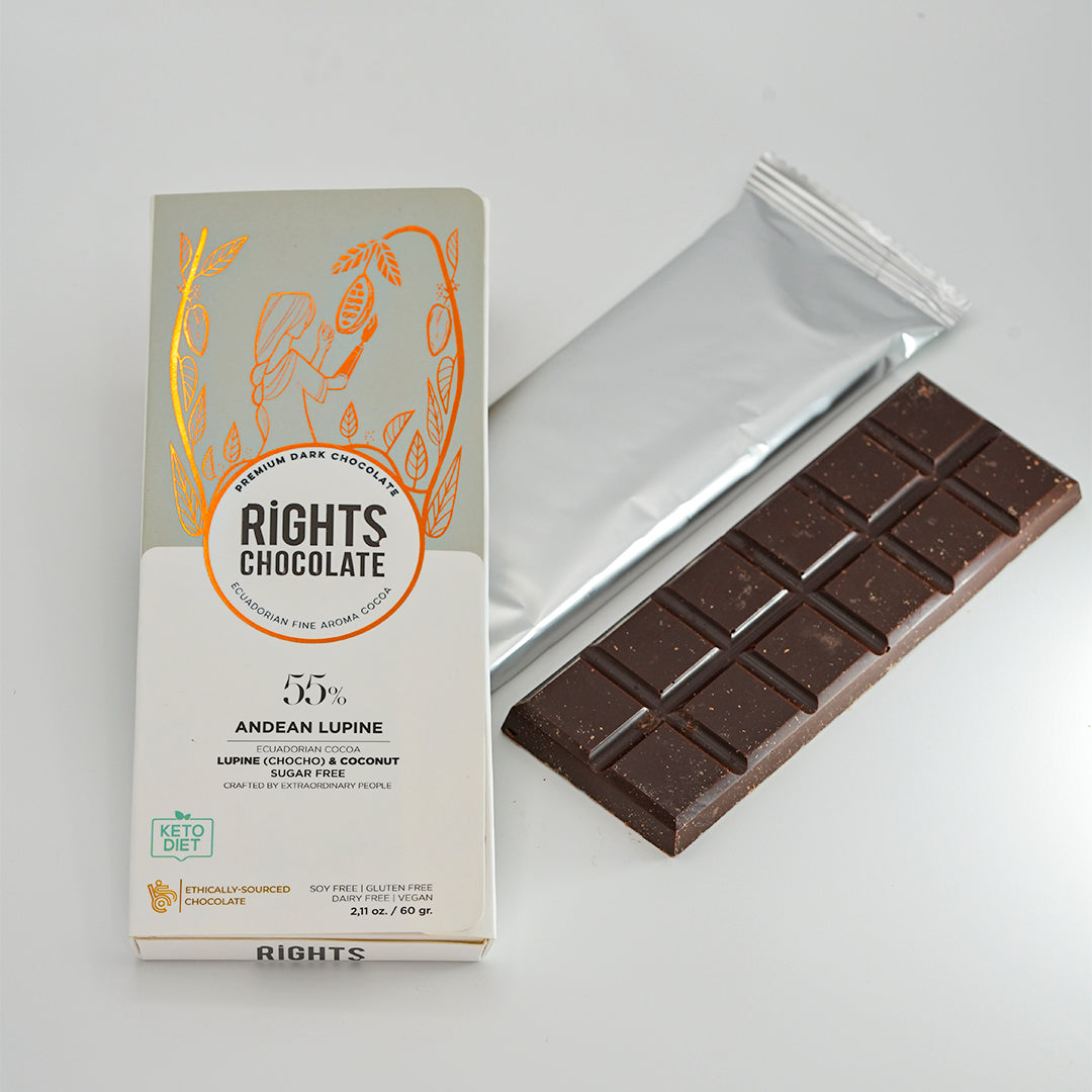55% ANDEAN LUPINE – with coconut & chocho / 60g
