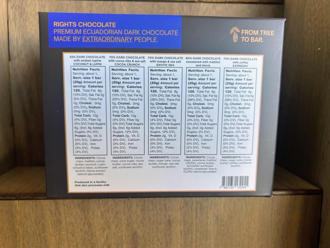 Ecuadorian Dark Chocolate Variety Pack – Gourmet & Sugar-Free Mini Bars (10 x 20g) – Fine Aroma Cacao