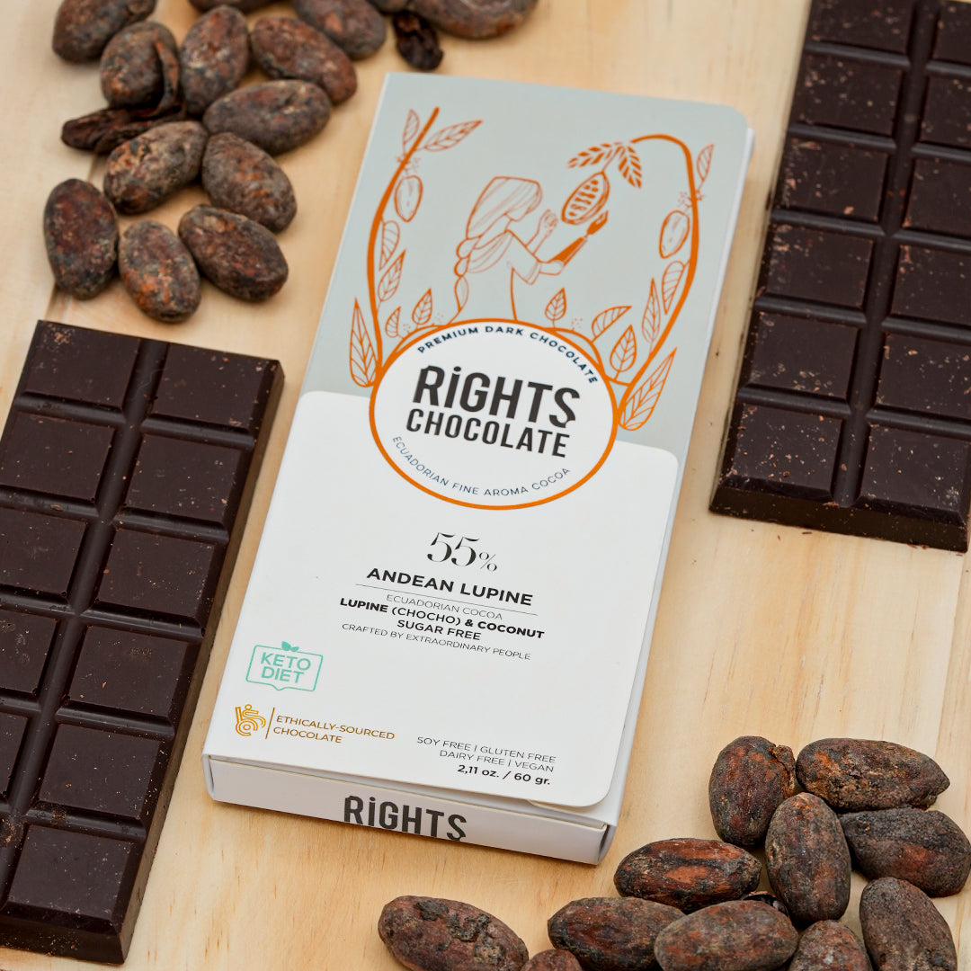 55% ANDEAN LUPINE – with coconut & chocho / 60g