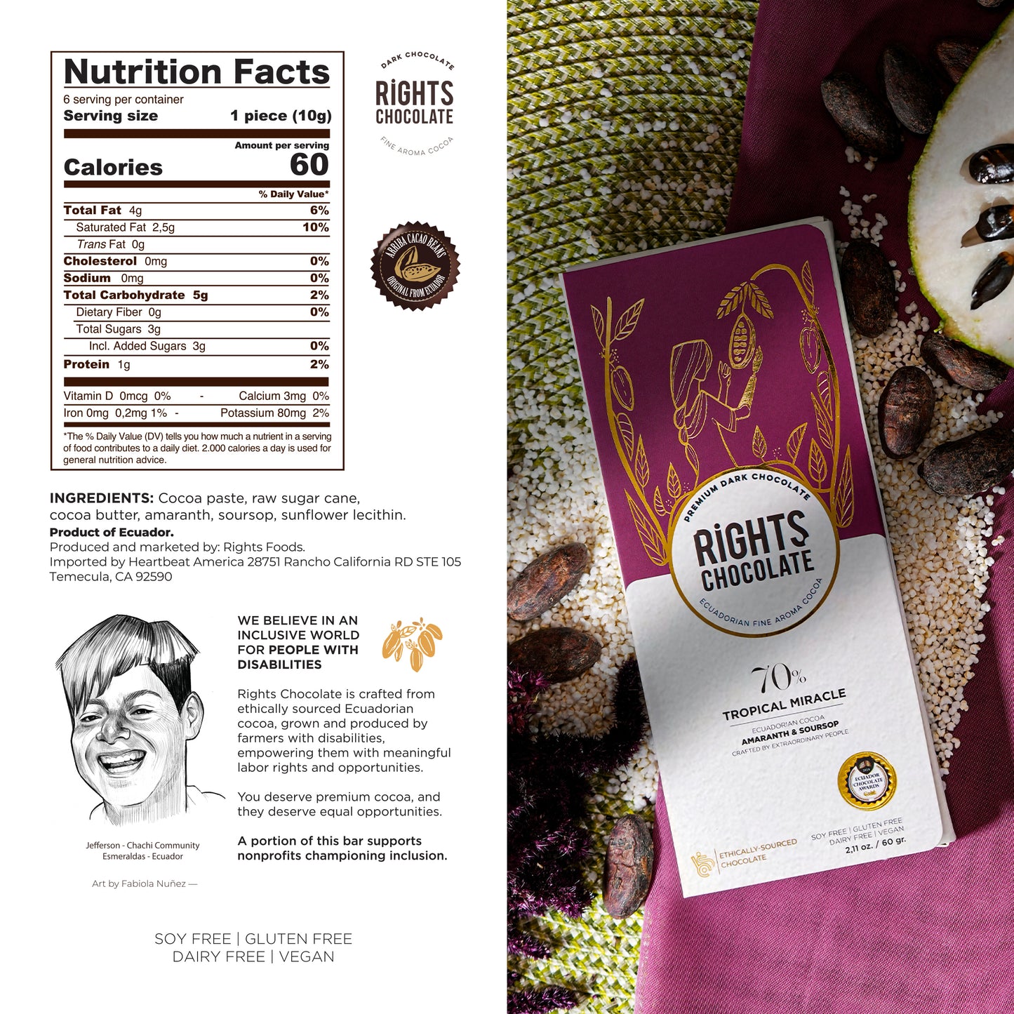 70% Tropical Miracle with Amaranth & Soursop