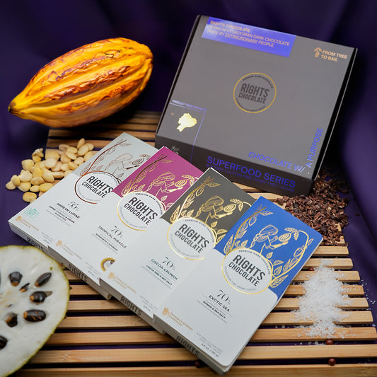 BOX of 4 BARS - SUPERFOOD SERIES - SOY FREE | GLUTEN FREE | DAIRY FREE | VEGAN