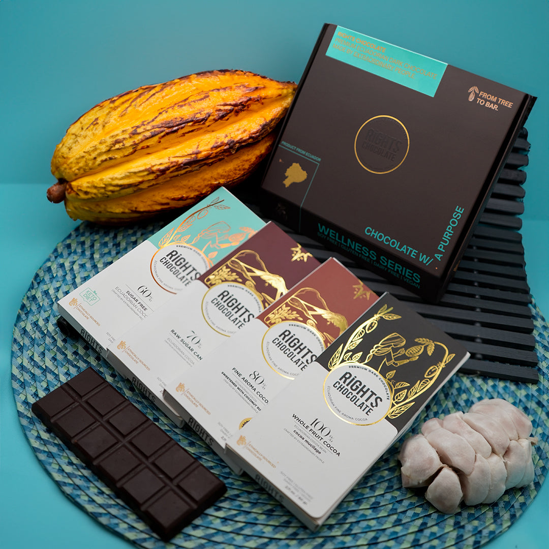 BOX of 4 BARS - WELLNESS SERIES - SOY FREE | GLUTEN FREE | DAIRY FREE | VEGAN