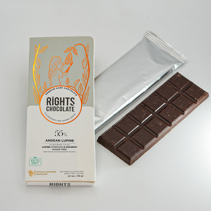 55% ANDEAN LUPINE – with coconut & chocho / 60g