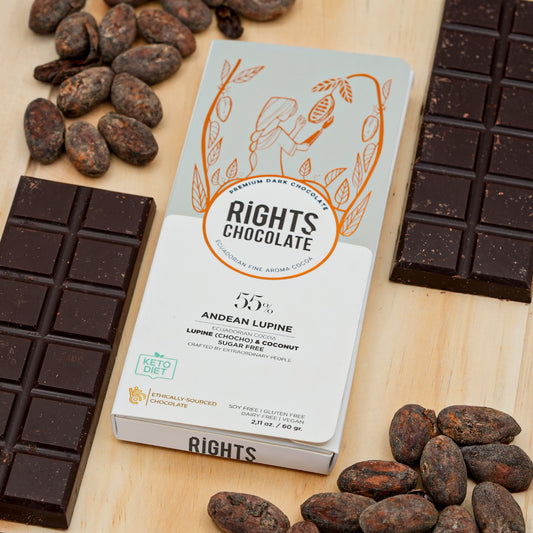 55% ANDEAN LUPINE – with coconut & chocho / 60g