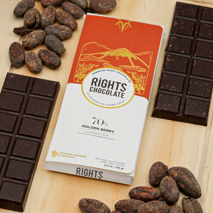 GOLDENBERRY - 70%FINE AROMA COCOA