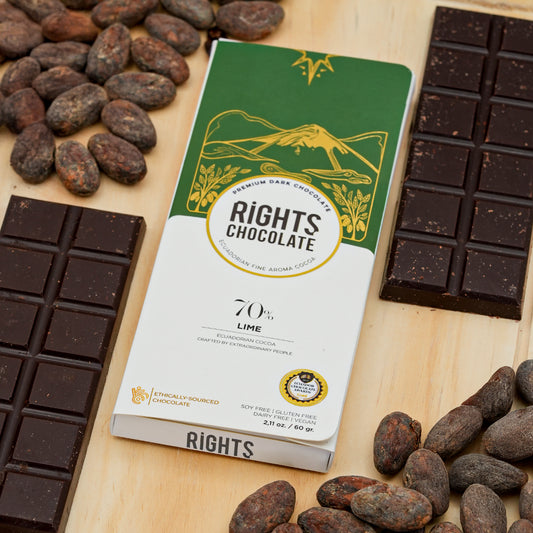 Lime - 70% FINE AROMA COCOA 60g